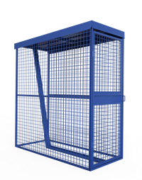 Modular Individual 1 Bike Cage - Closure Unit