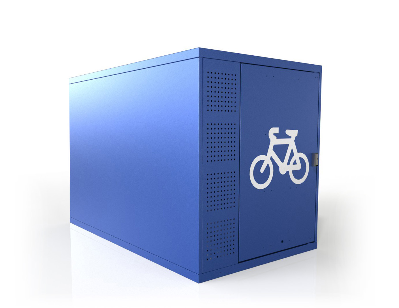 Horizontal Double 2 Bike Locker