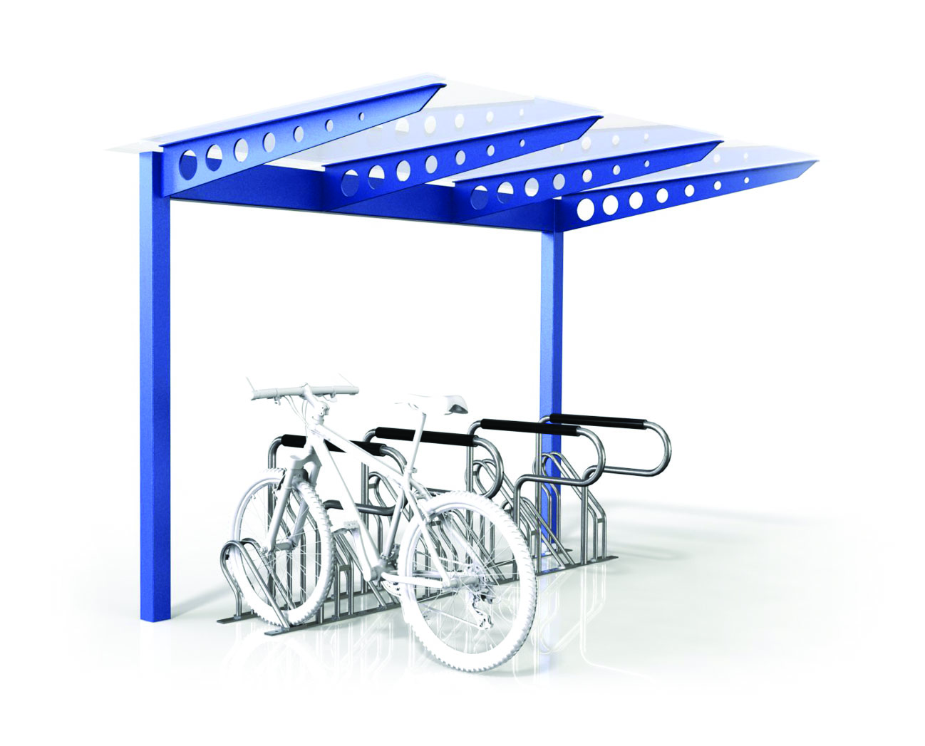 Single Sided Access 8 Bike Shelter - Type 1