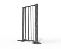 Pedestrian swing gate single leaf